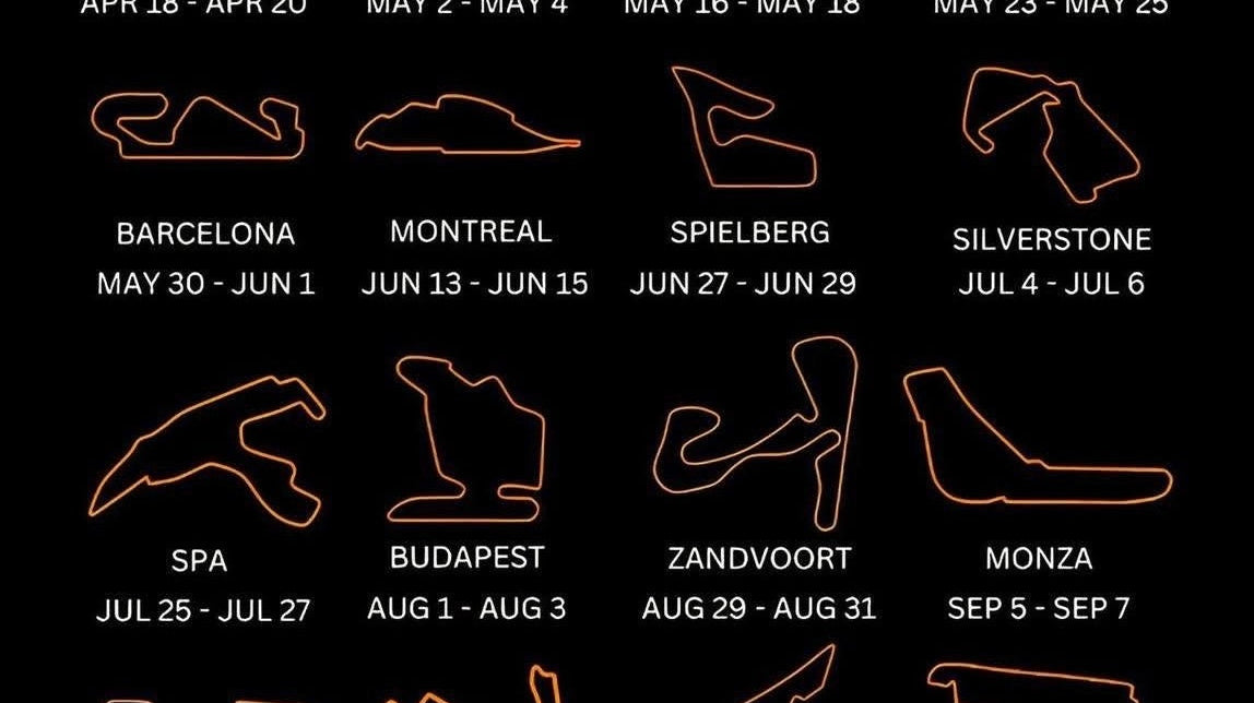 Formula 1 Takvimi 2025 Hangi Yarış Ne Zaman, Nerede?