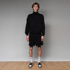 Black on Black Half Zip Sweatshirt - SOON TO BE ANNOUNCED