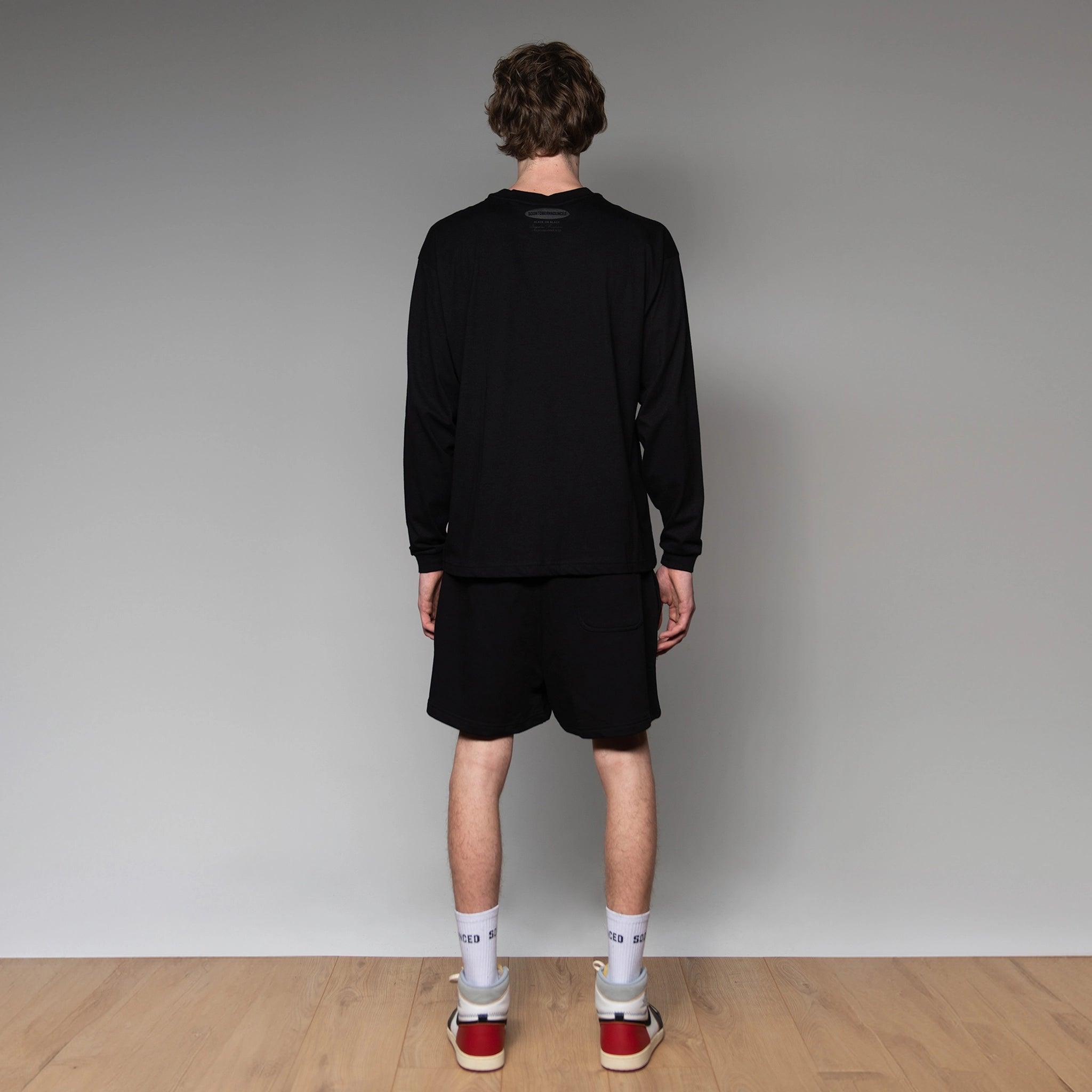 Black on Black Half Zip Sweatshirt - SOON TO BE ANNOUNCED