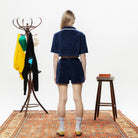 S Logo Crop Terry Bowling Shirt - SOON TO BE ANNOUNCED