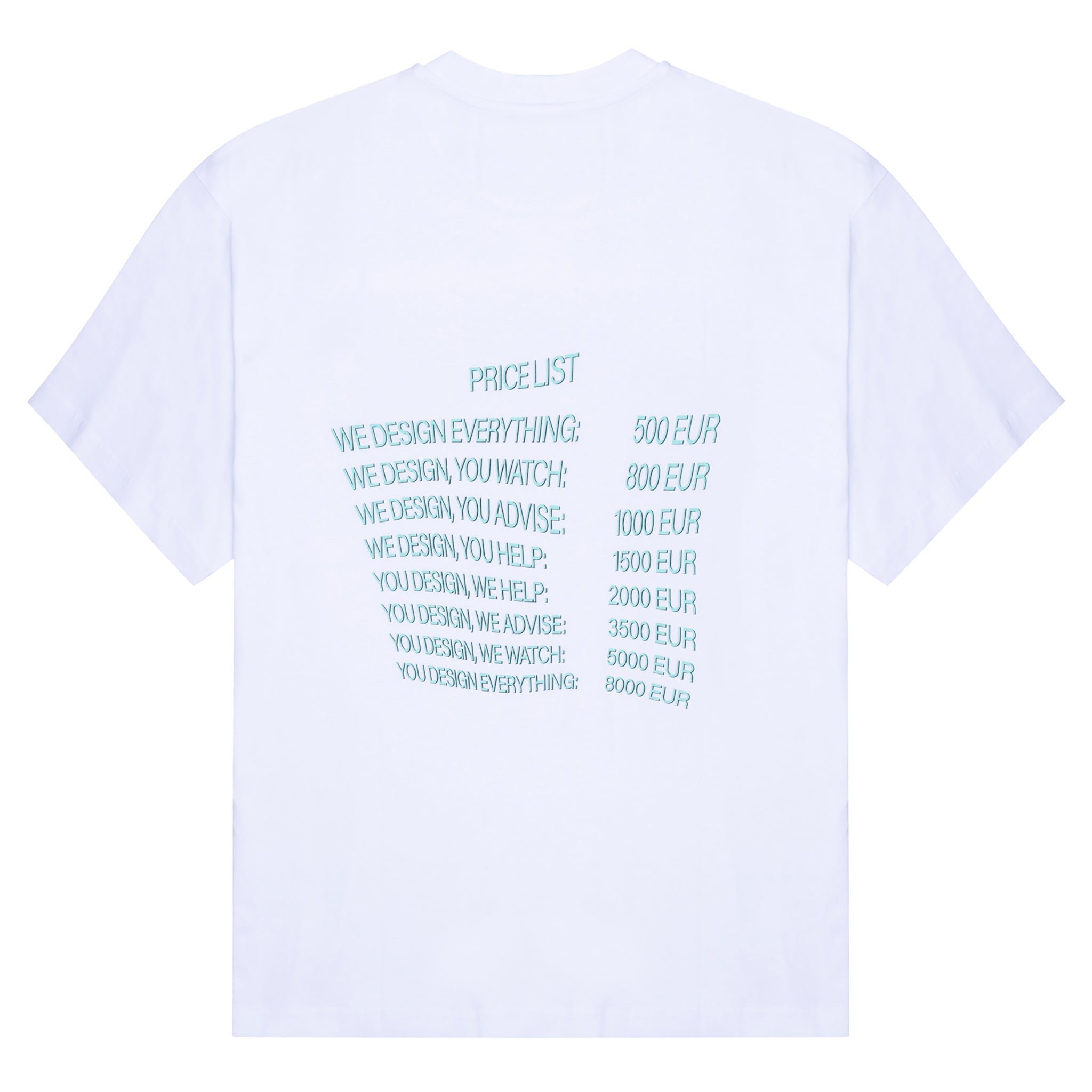 Price List T-Shirt - SOON TO BE ANNOUNCED