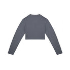 Soon Embroidery L/S Crop T-Shirt - SOON TO BE ANNOUNCED