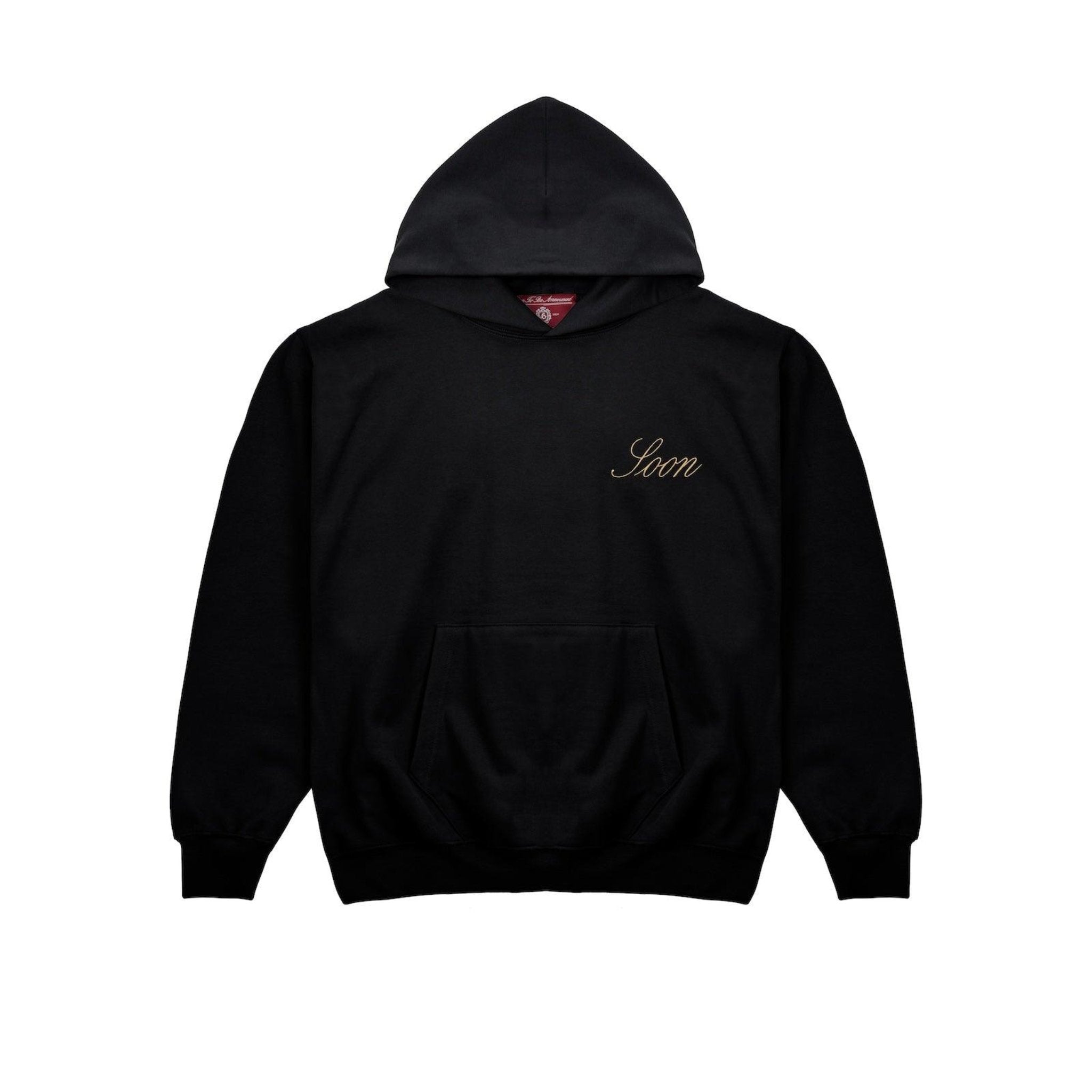 Supreme tag logo hoodie online