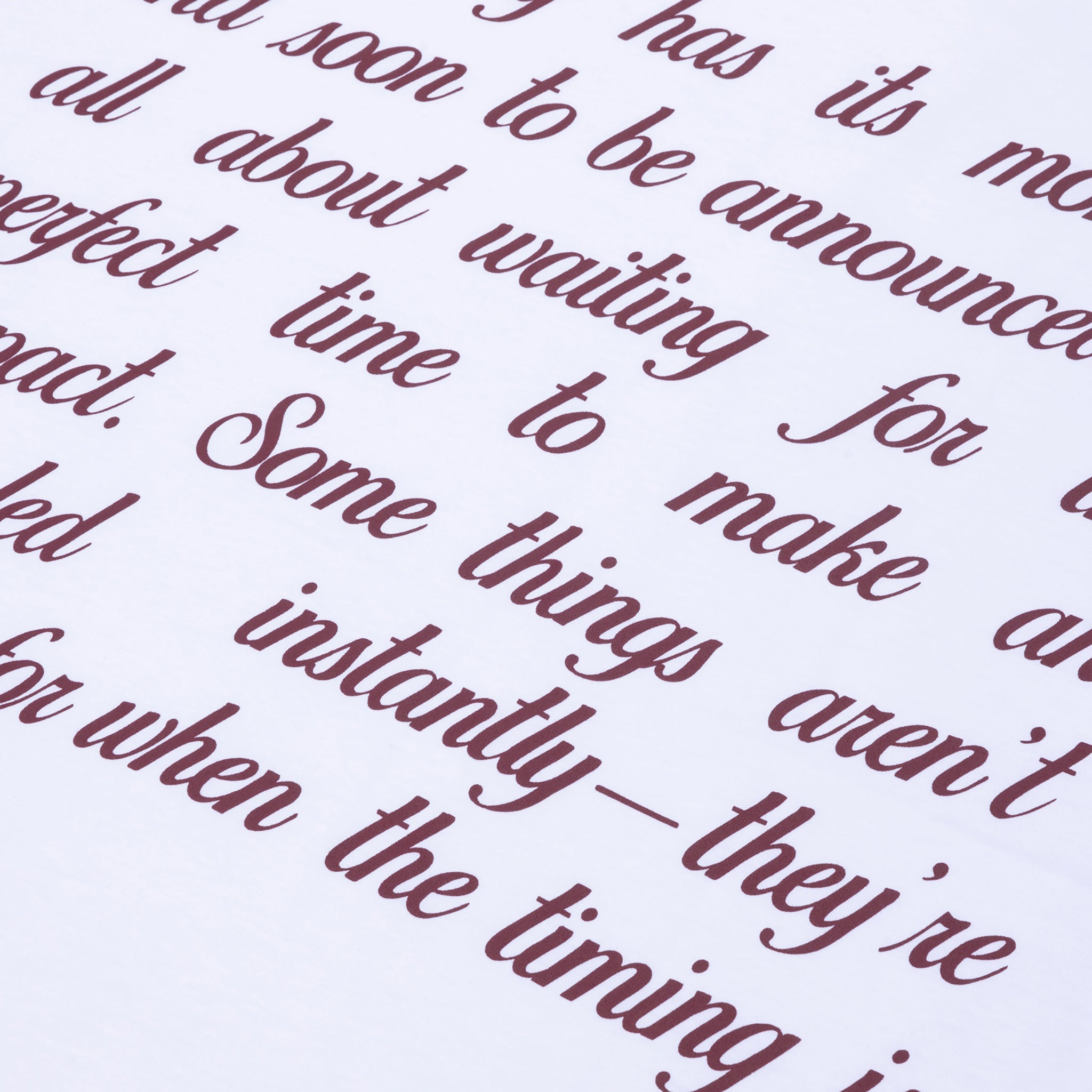 Just Right T-Shirt - SOON TO BE ANNOUNCED