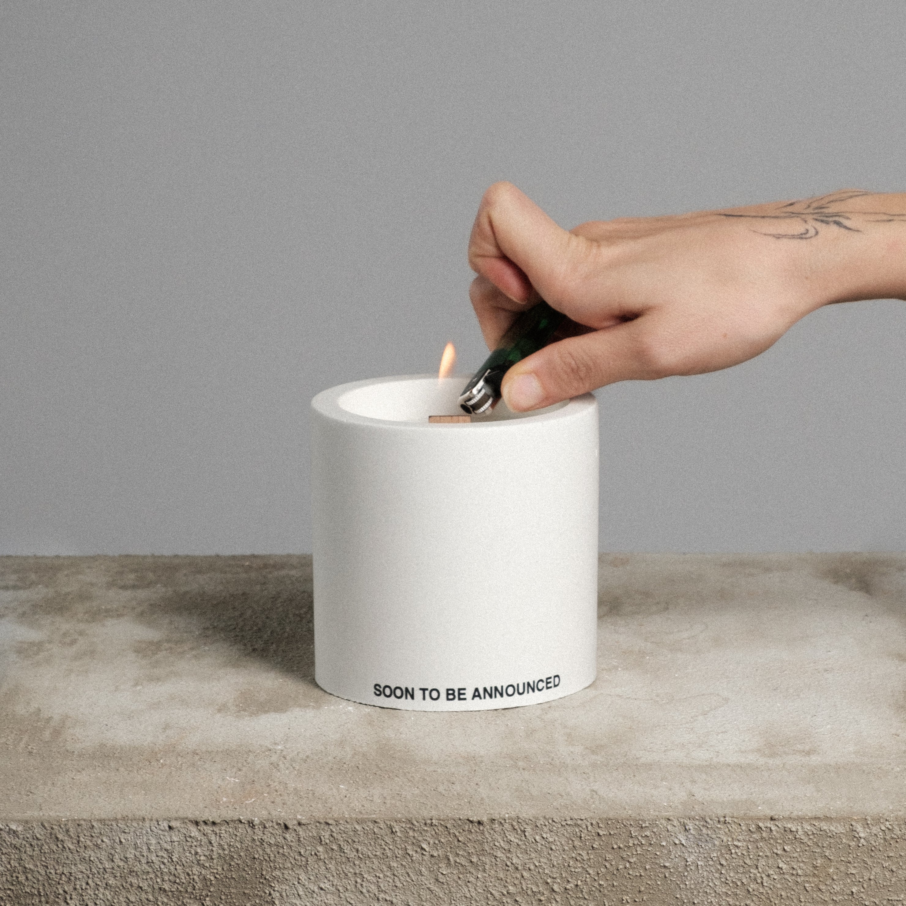 STBA X NOU-ERE Concrete Candle - SOON TO BE ANNOUNCED