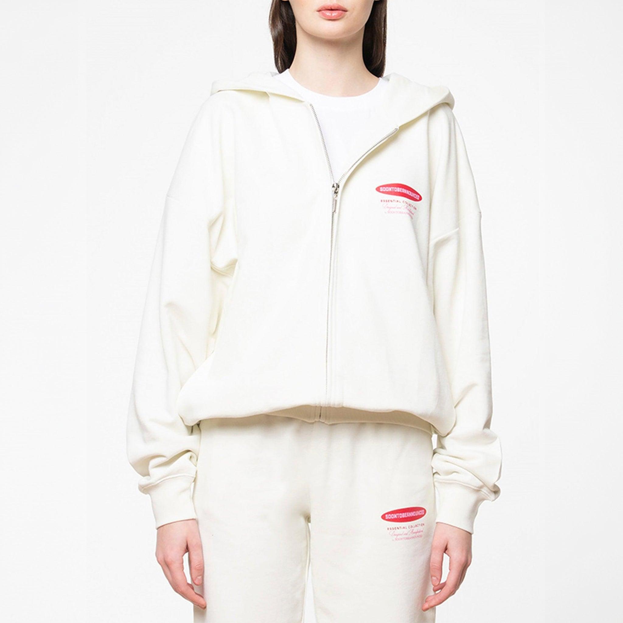 Women s Logo Hooded Zipper Sweatshirt STBA SOON TO BE ANNOUNCED