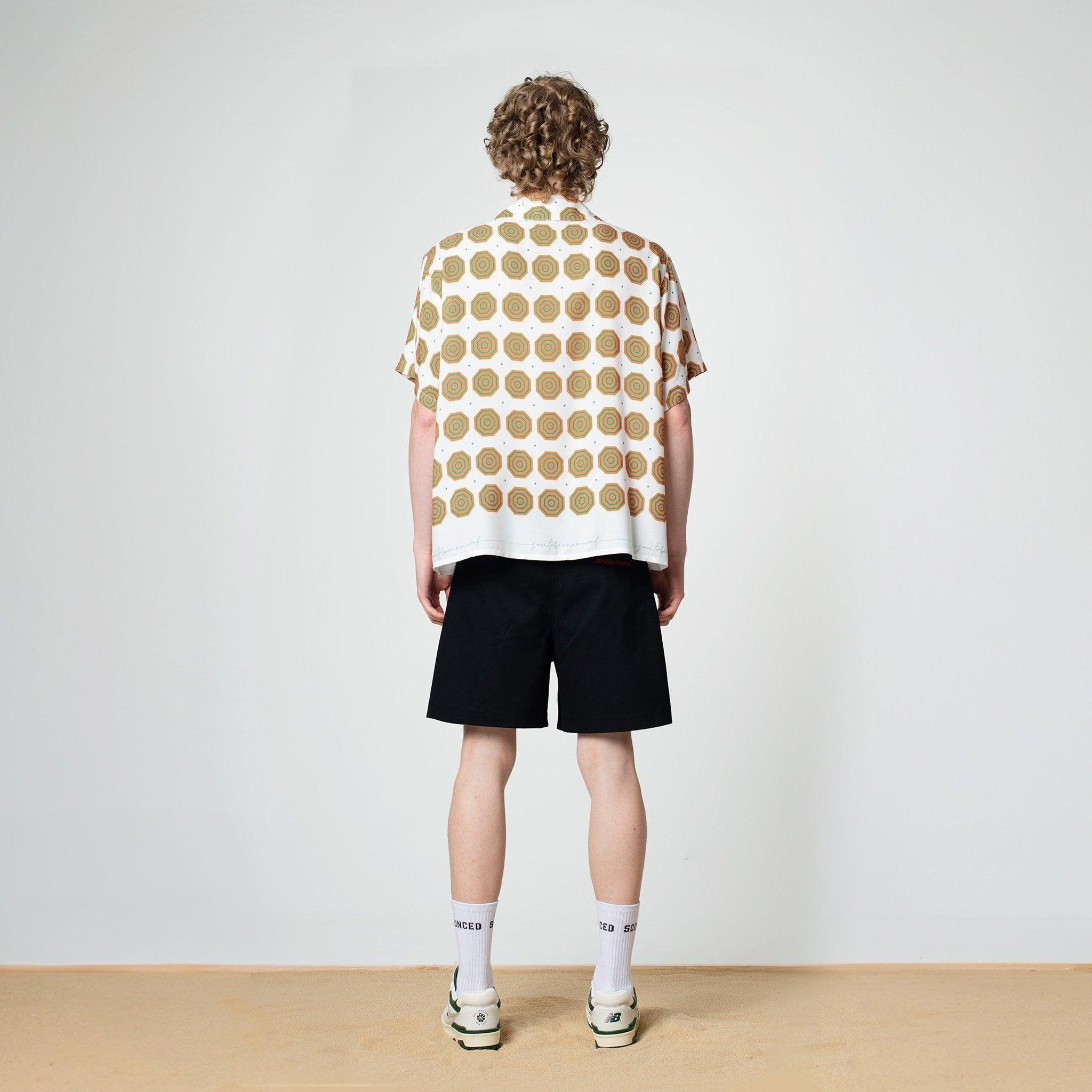 White/Orange Umbrella Bowling Shirt - SOON TO BE ANNOUNCED