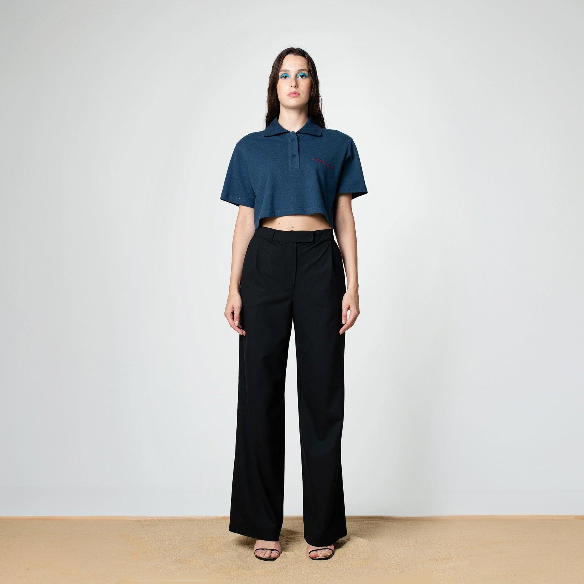 Riviera Crop Polo T-Shirt - SOON TO BE ANNOUNCED