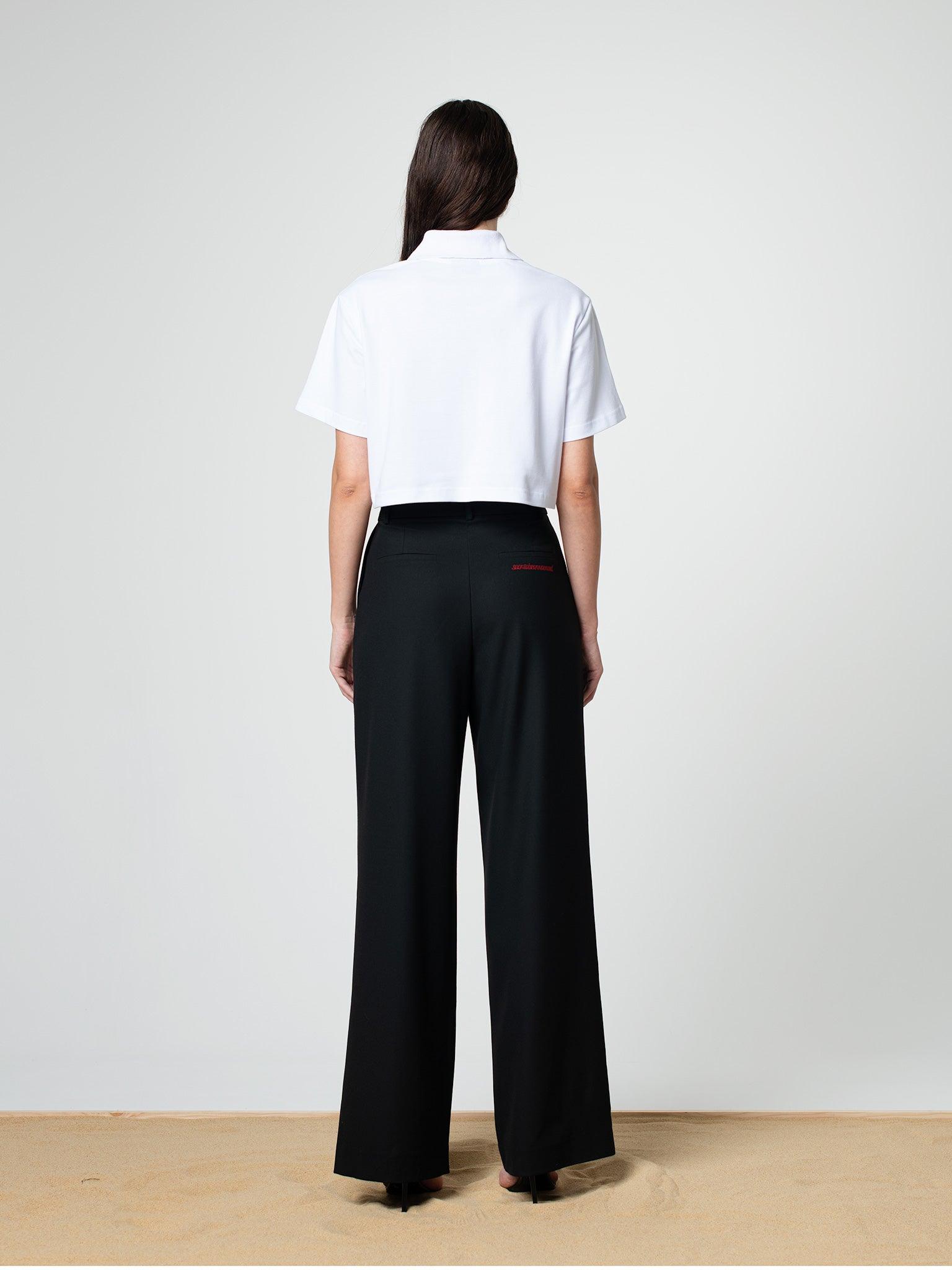 Riviera Crop Polo T-Shirt