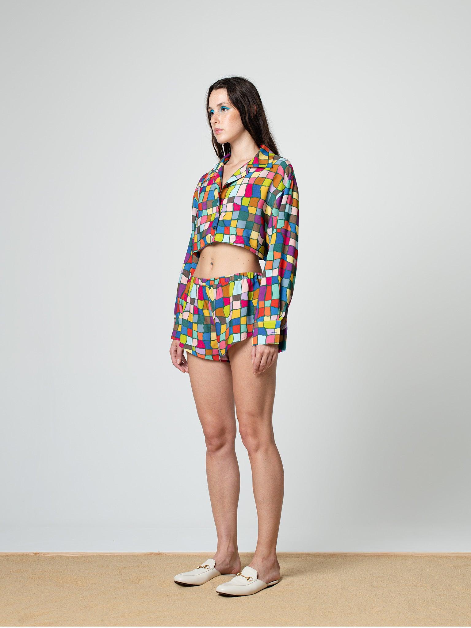 Multicolor Crop Shirt - SOON TO BE ANNOUNCED