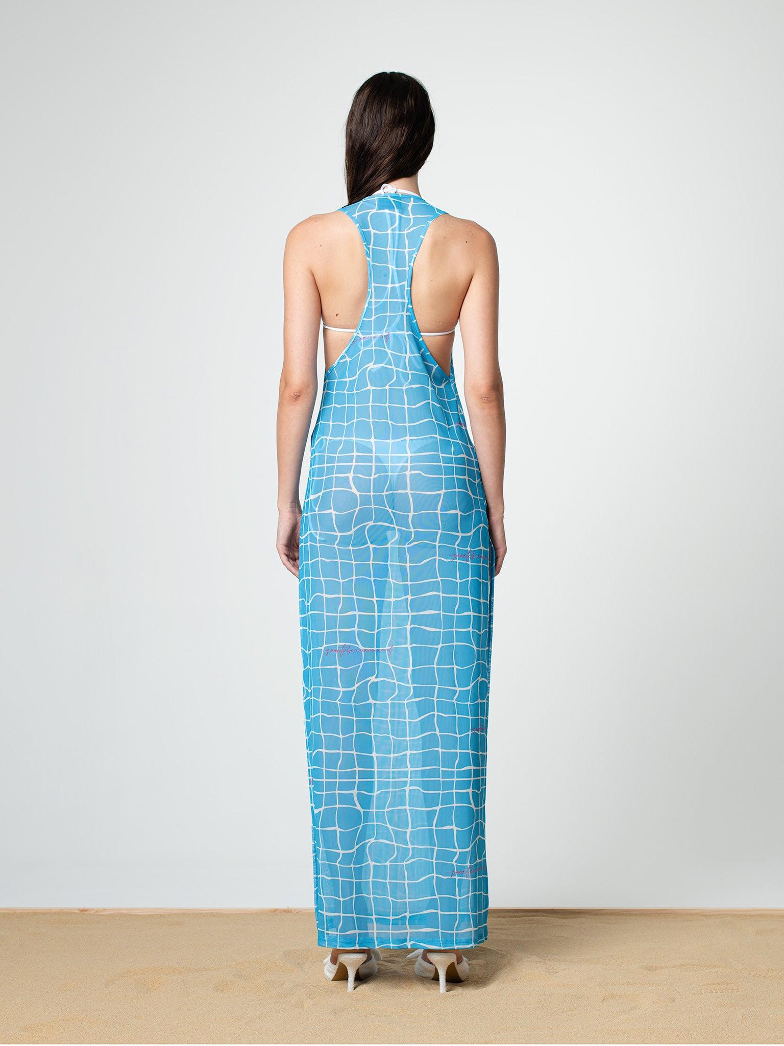 Pool Tile Mesh Dress