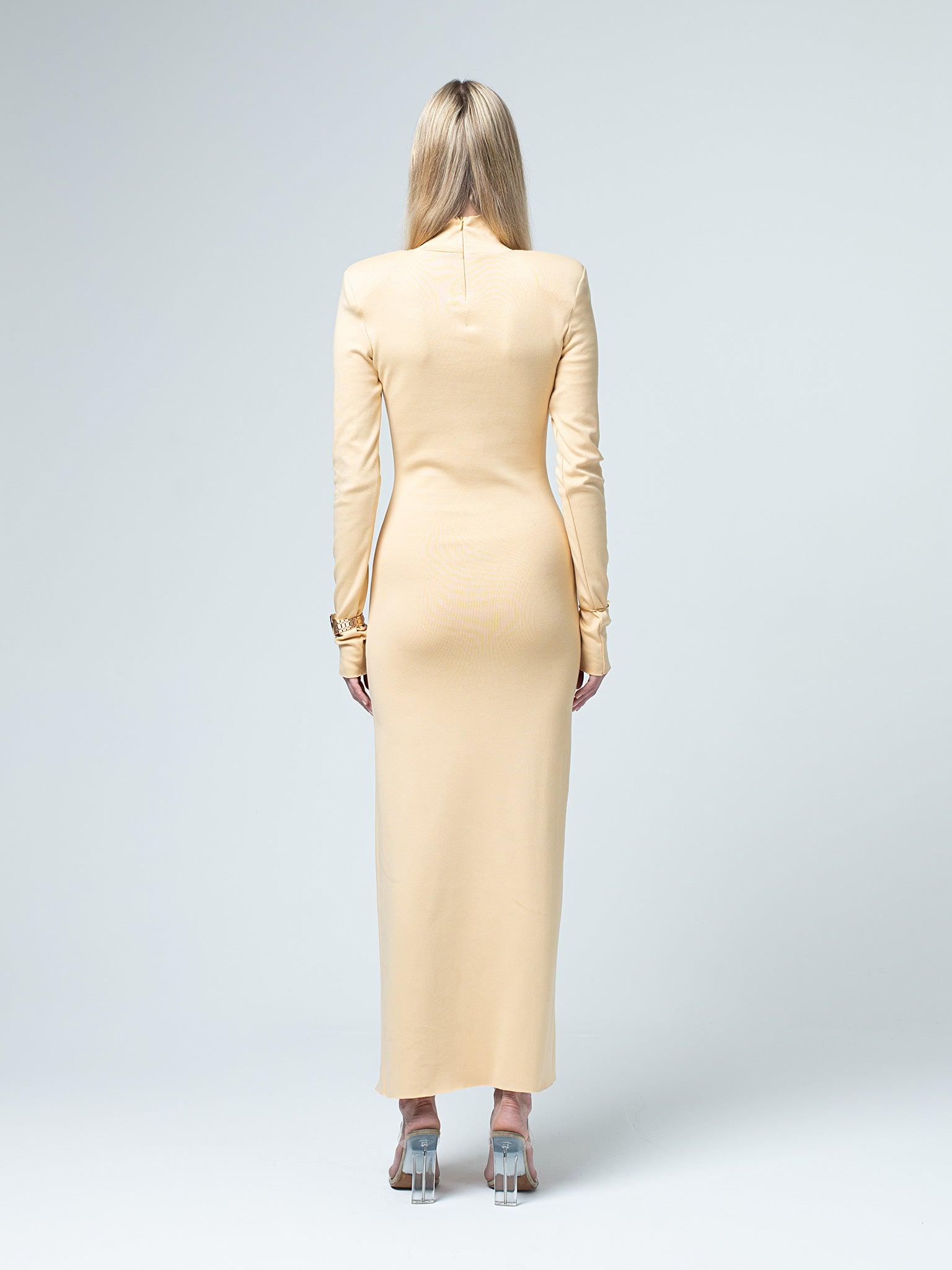 Logo L/S Turtleneck Dress