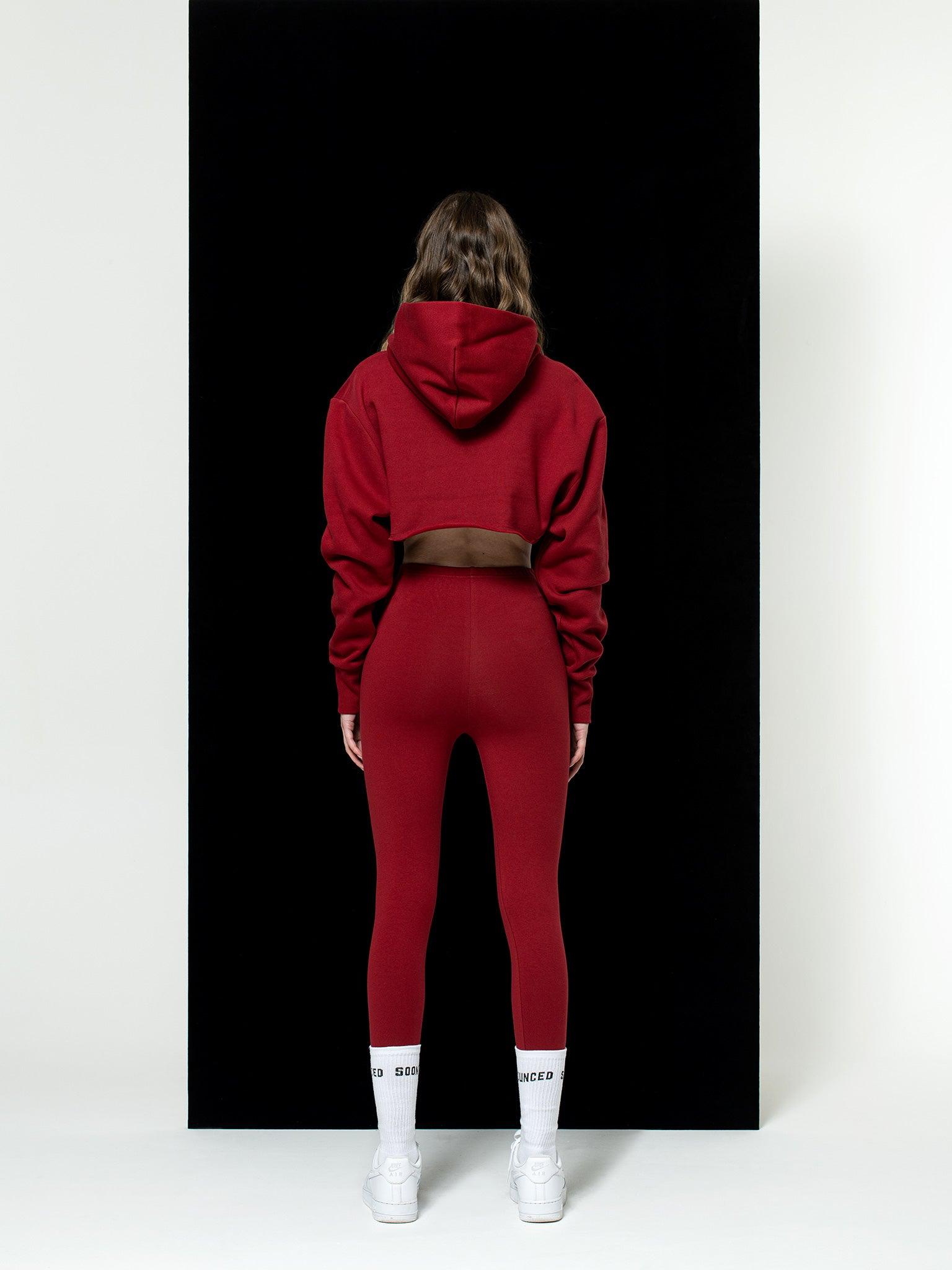Heavyweight Logo Crop Hoodie