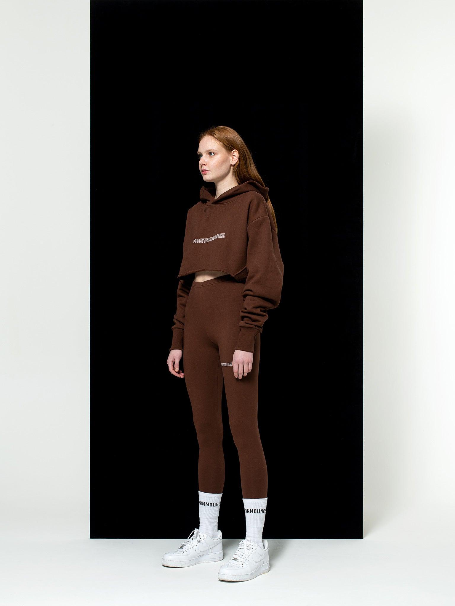 Heavyweight Logo Crop Hoodie