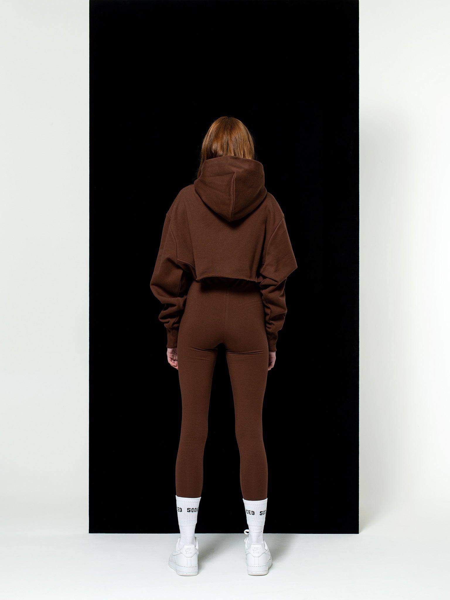 Heavyweight Logo Crop Hoodie