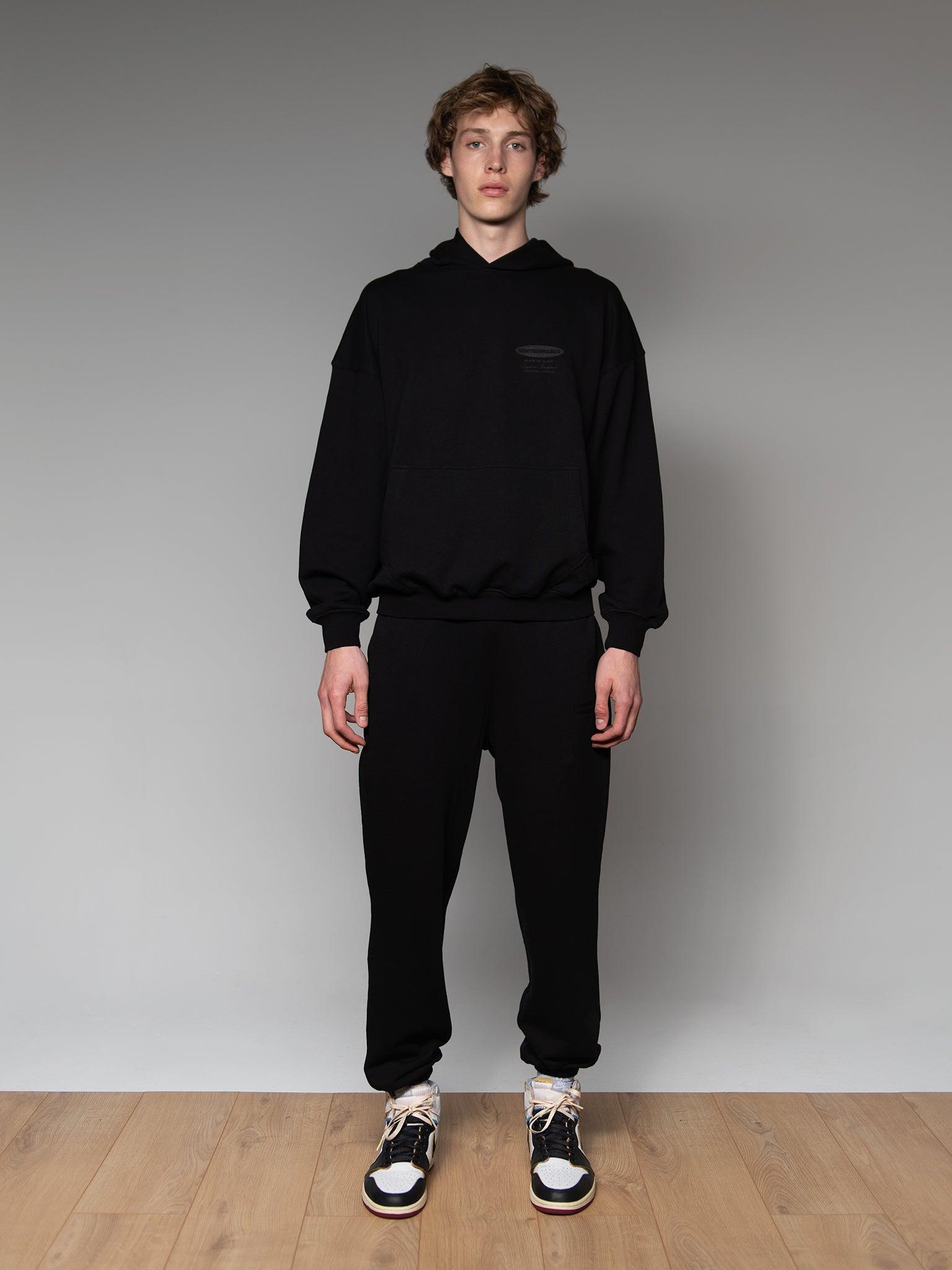 Black on Black Hoodie